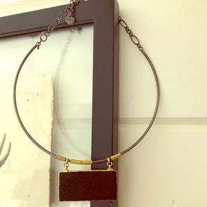 Statement choker necklace